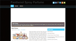Desktop Screenshot of panthenolspray.info
