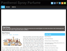 Tablet Screenshot of panthenolspray.info